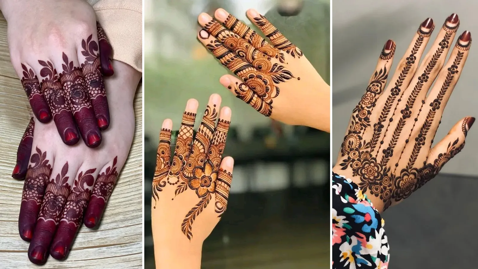 Simple Engagement Mehndi Design( Source: Social Media)