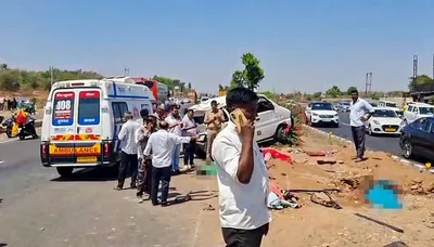 Gujarat Bus Van Accident