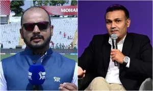 Virendra Sehwag And Murli Kartik Fight