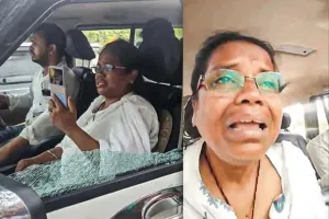 TMC MP Mitali Bag convoy Attacked