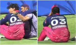 Vaibhav Sooryavanshi को फूट-फूट कर रोता देख KKR के साथी ने दिया हौसला, वायरल हुई वीडियो