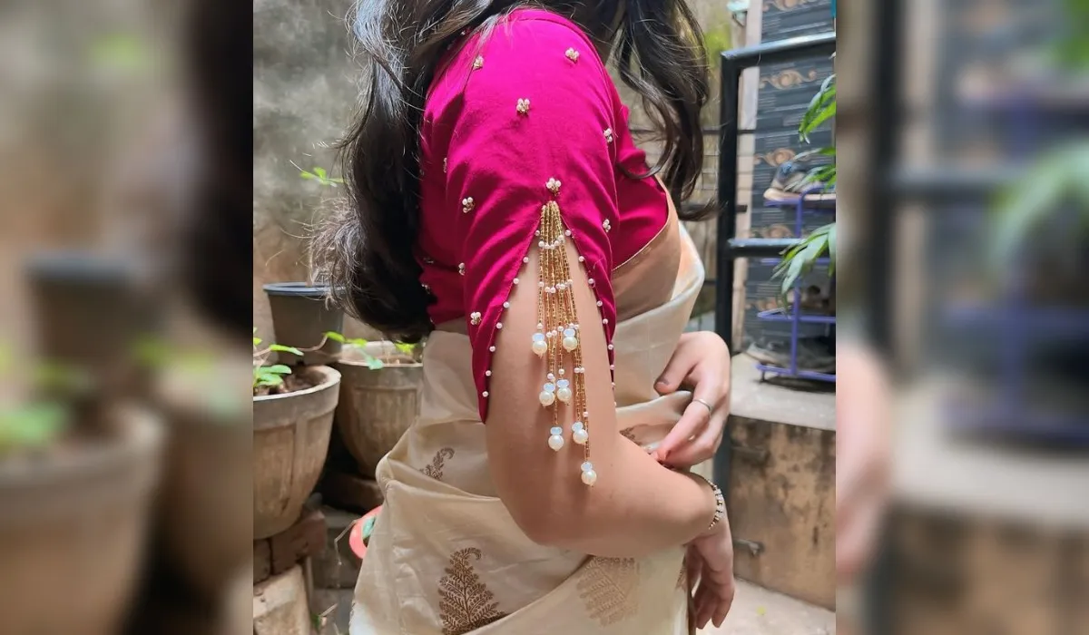 Latest Blouse Sleeve Designs for Saree