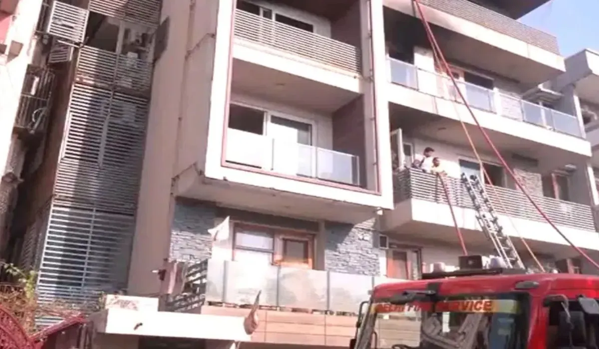 AC Blast Fire Delhi