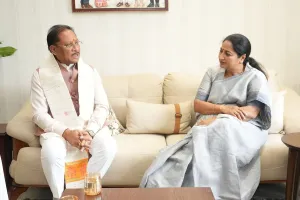 CM Vishnu Deo Sai meets Delhi CM Rekha Gupta
