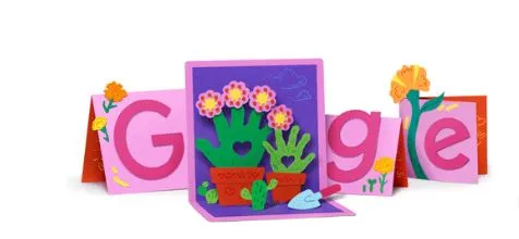 Happy Mothers Day Google Doodle