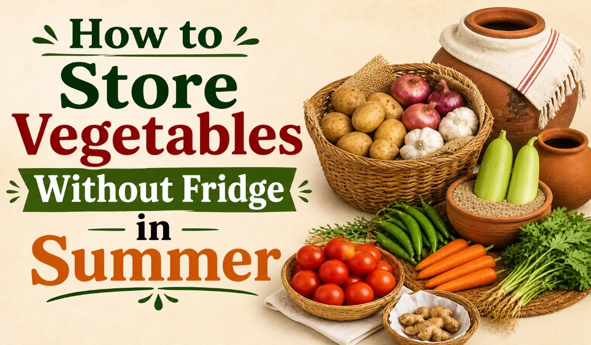 How to Store Vegetables Without Fridge in Summer