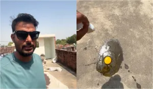 Egg frying in sunlight viral video