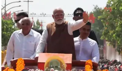 PM Modi Somnath road show