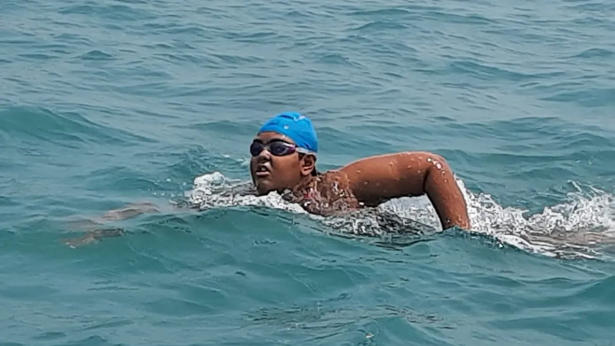 Palk Strait Youngest Swimmer