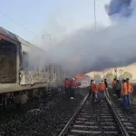 Rajdhani Express Fire