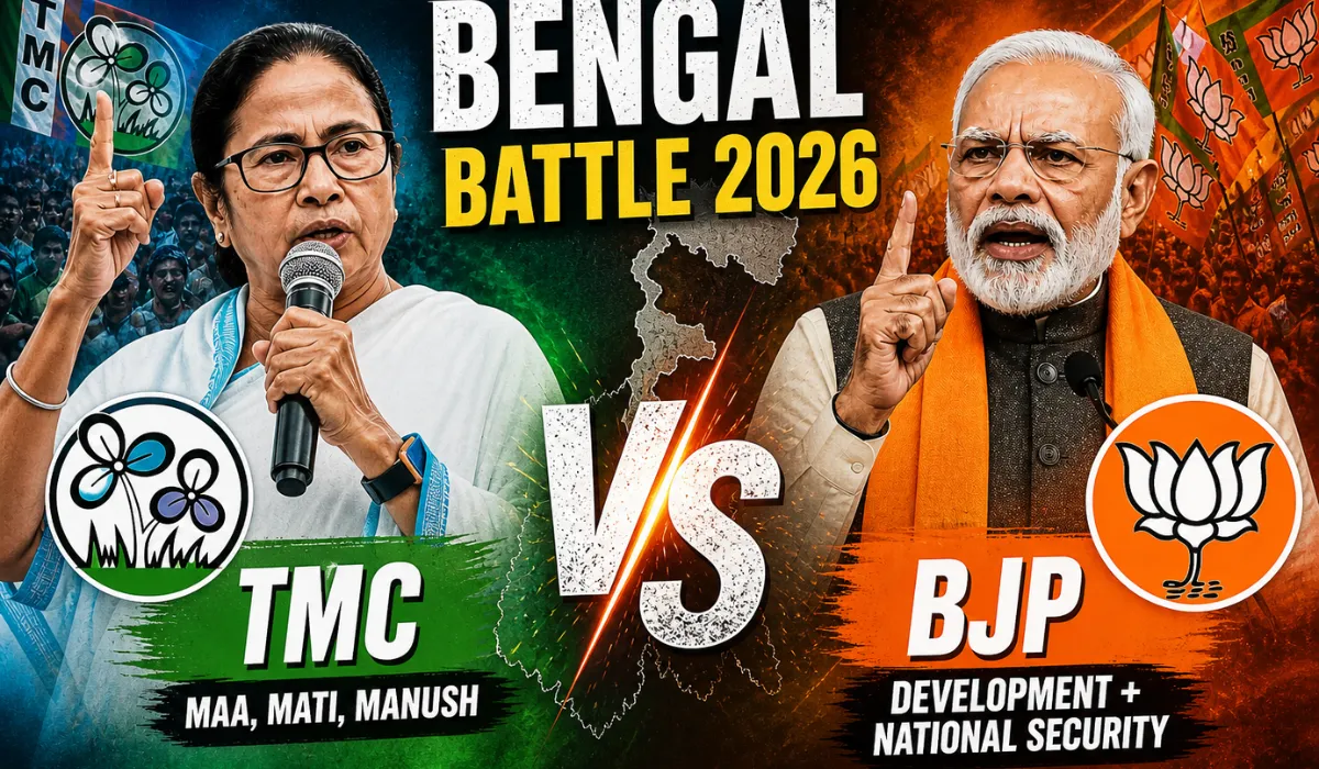 BJP vs TMC IN Bengal Election 2026