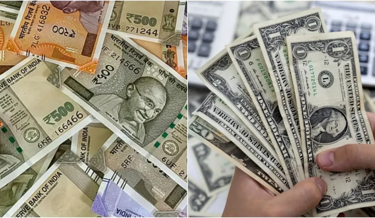 Rupee All Time Low Today (source social media )