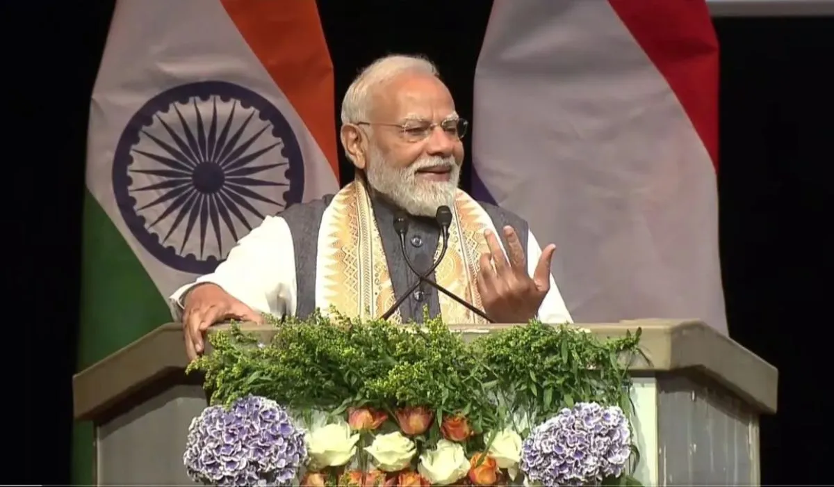 PM modi in Netherlands (source social media )