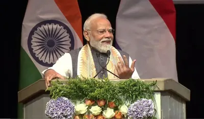PM modi in Netherlands (source social media )