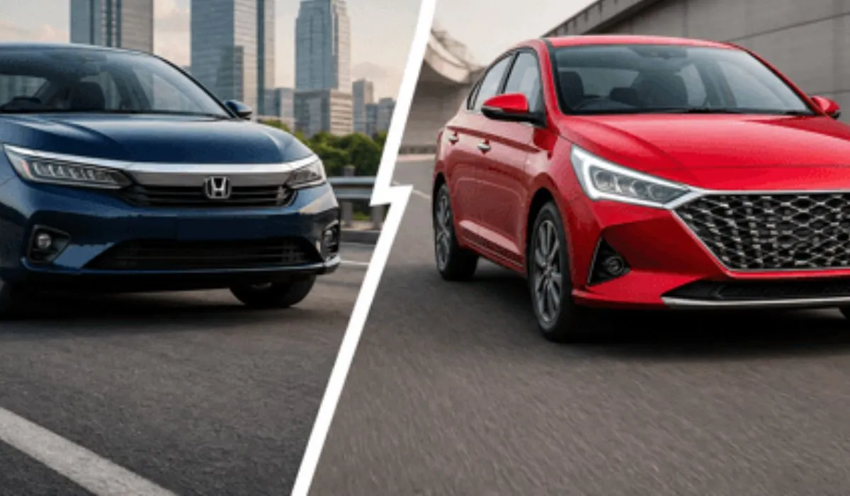 Honda City Facelift vs Hyundai Verna Facelift (source social media )
