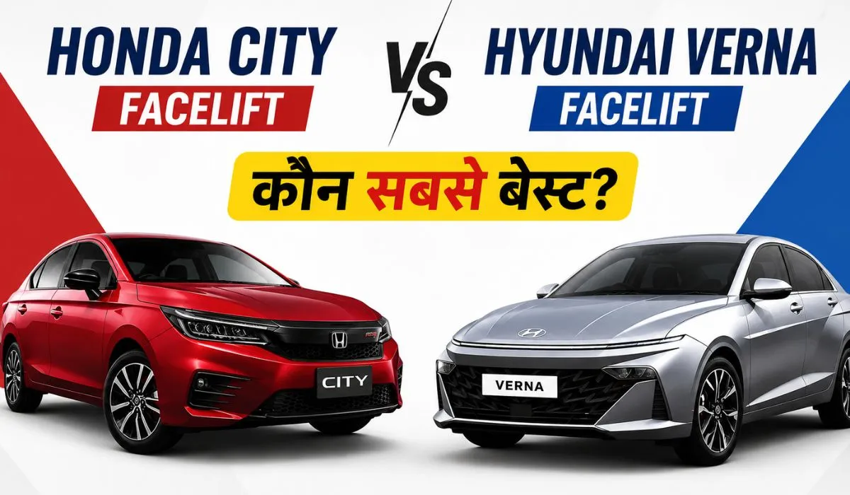 Honda City Facelift vs Hyundai Verna Facelift (source social media )