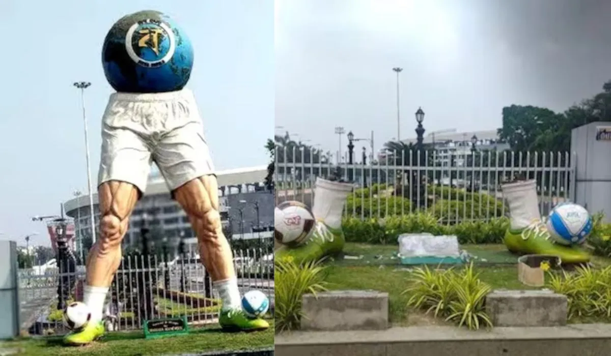 Salt Lake Stadium Statue Demolished (source: S-M)