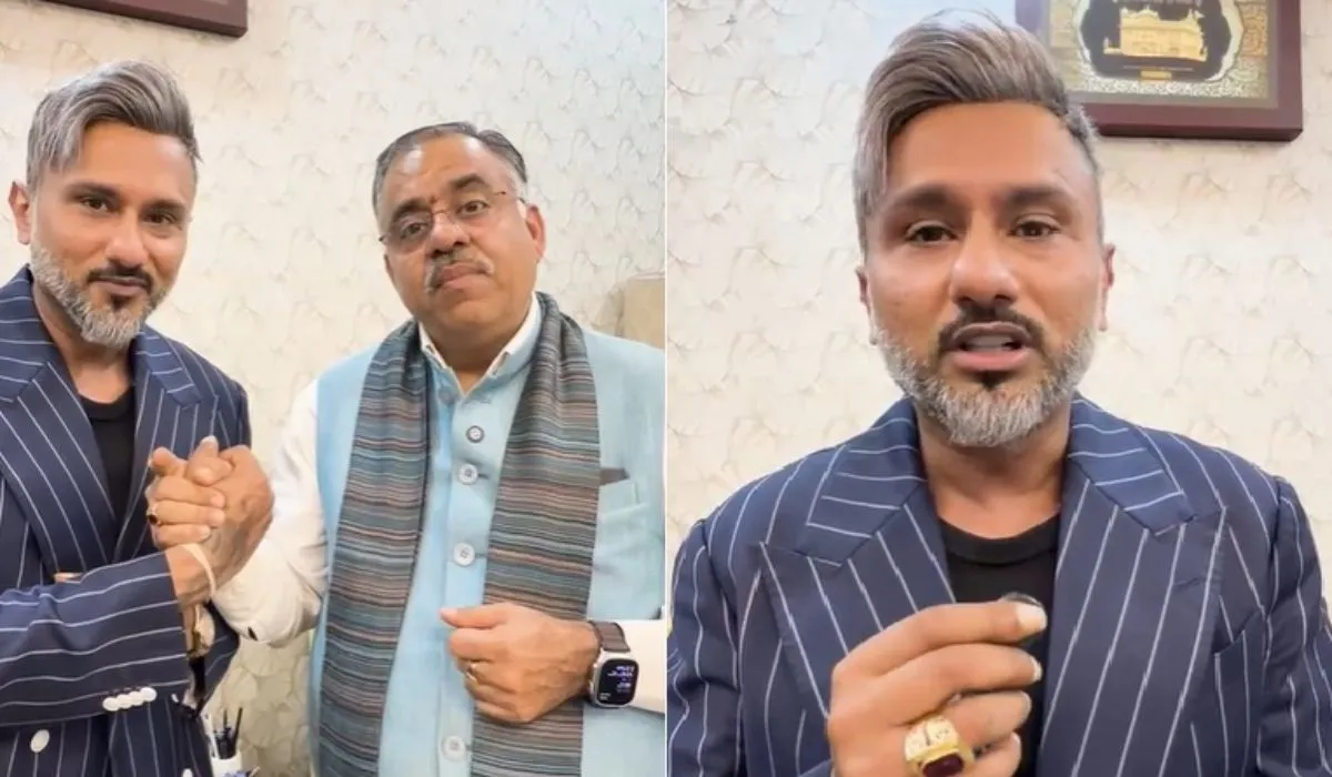 Honey Singh Met Tarun Chugh (Image- Social Media)