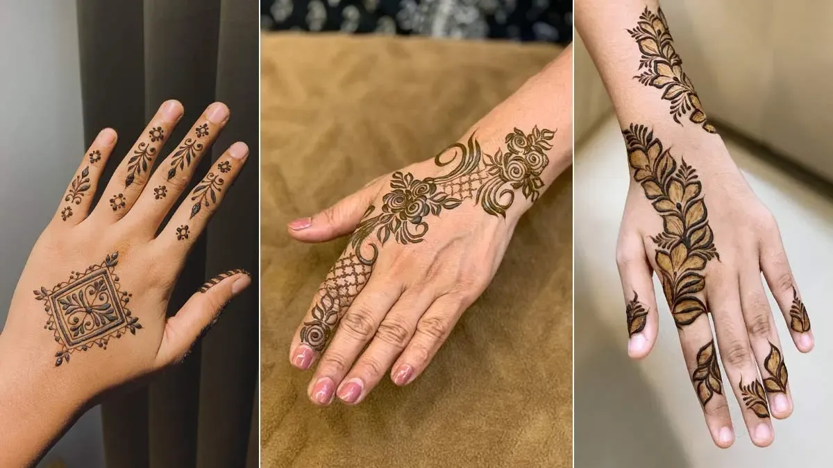 Stylish Finger Mehndi Design