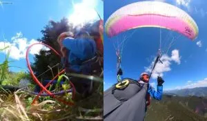 Paragliding Accident in Austria Viral Video