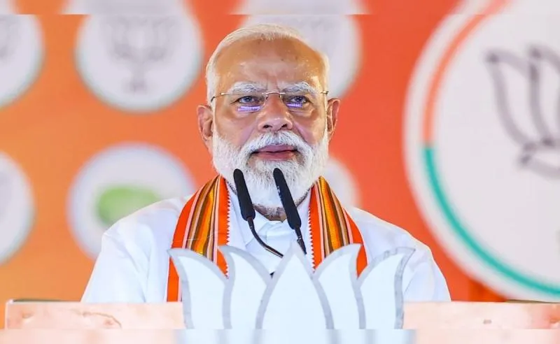 PM Modi Lays Foundation Stone