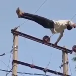 Bhitauli High Tension Line Drunk Man