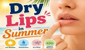 Dry Lips in Summer