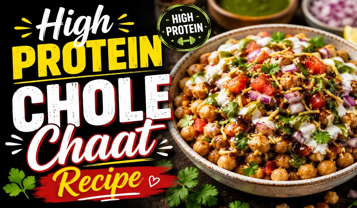 High Protein Chole Chaat Recipe