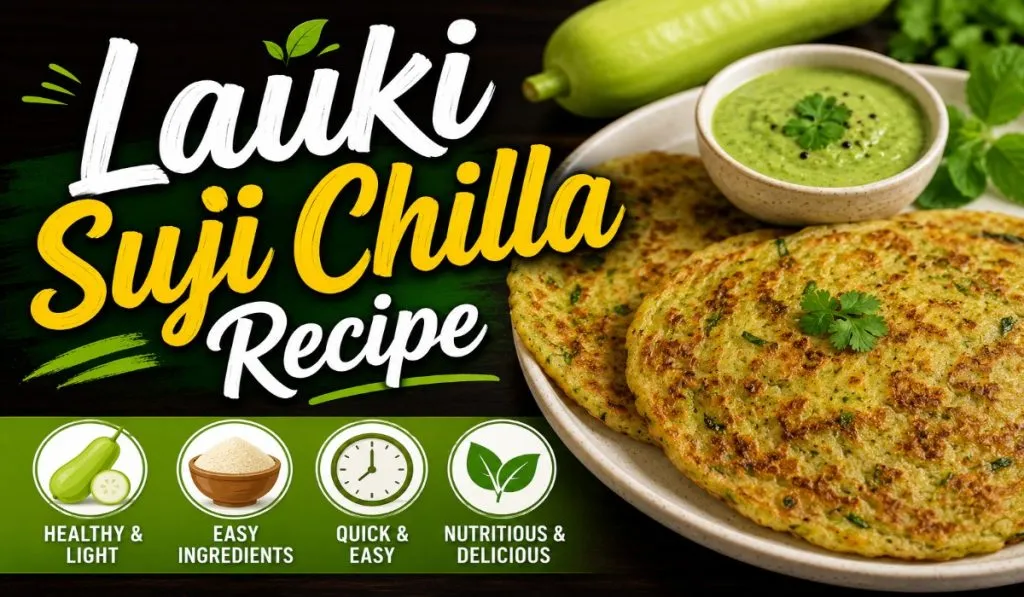 Lauki Suji Chilla Recipe