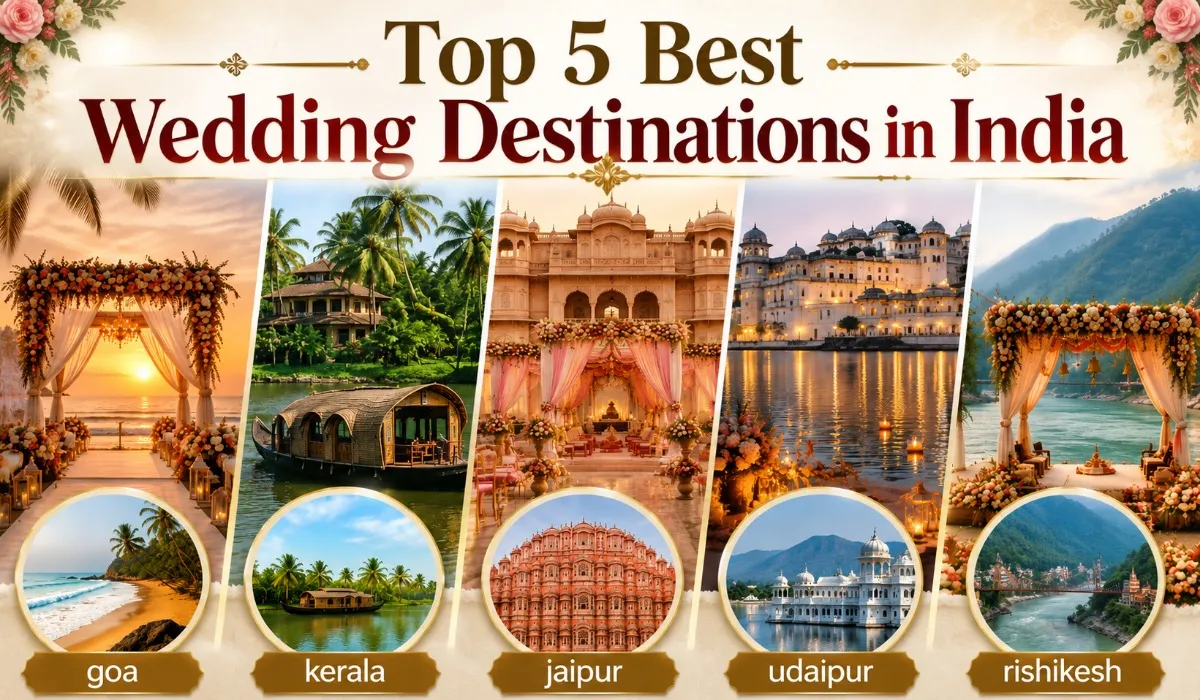 Top 5 Best Wedding Destinations in India