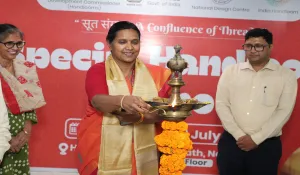 Dr M Beena inaugurates Handloom Expo