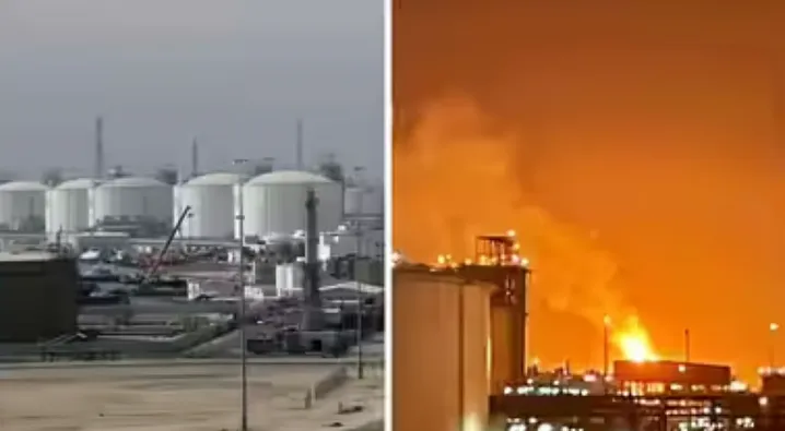 Ras Laffan Explosion (Source: Social Media)