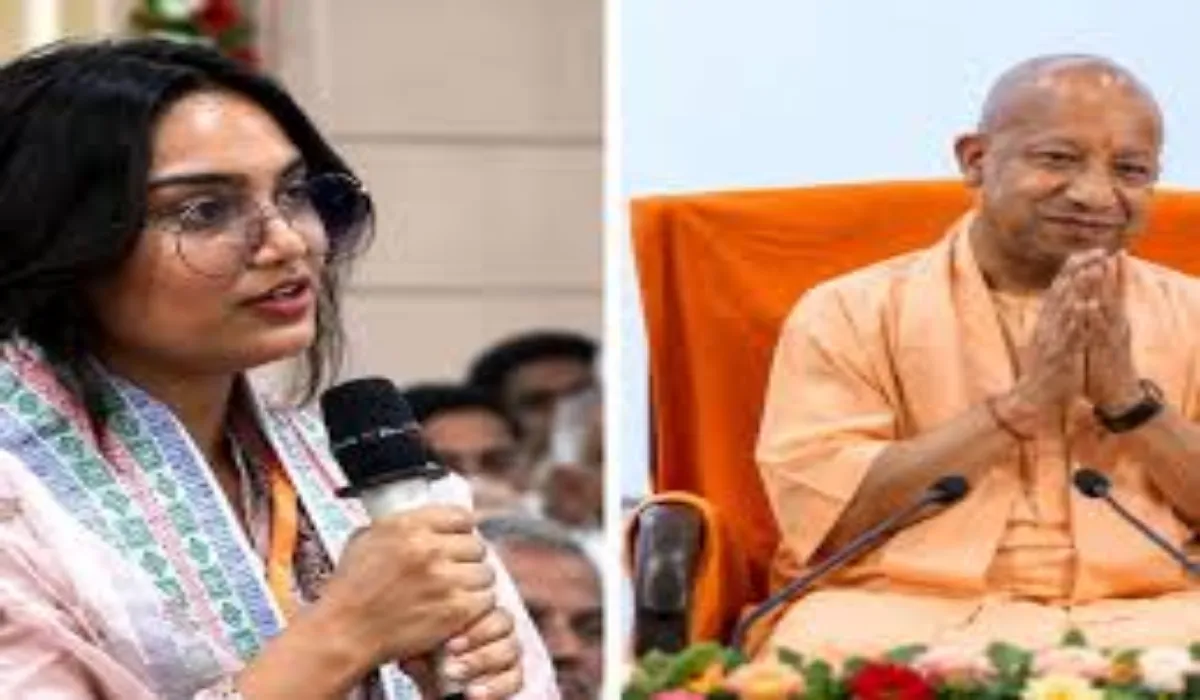 Muslim girl on Yogi Adityanath