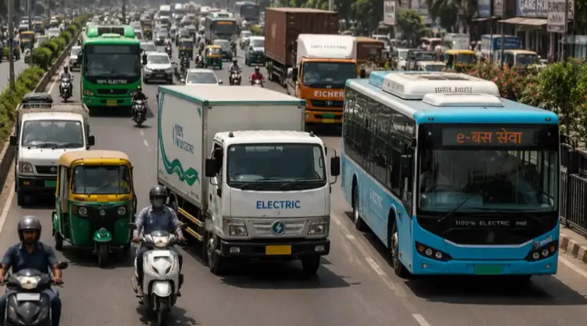 NCR Pollution : NCR में प्रदूषण पर सख्ती; दो लाख पुराने ट्रक-बस होंगे बाहर, 'परिवर्तन' योजना को चार राज्यों की मंजूरी