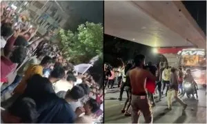 RCB की जीत के बाद मचा हंगामा, पुलिस ने फैंस पर कर डाला लाठीचार्ज