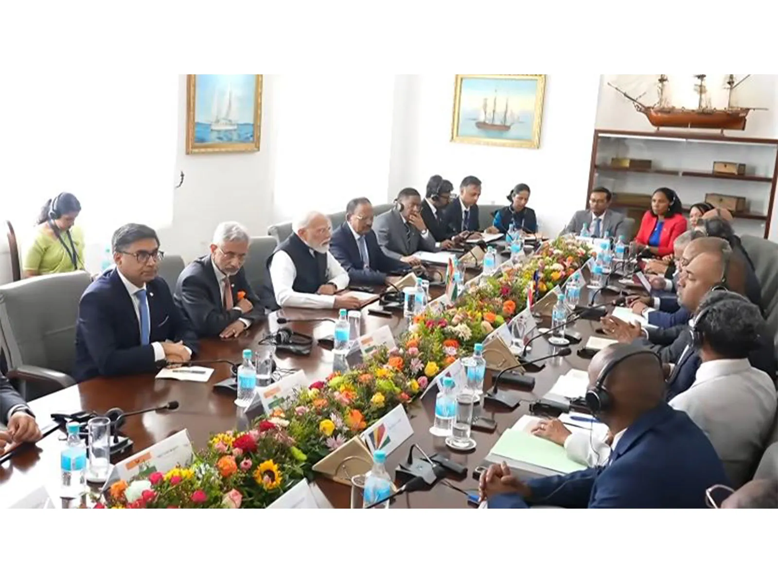 Seychelles President Meeting