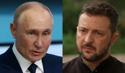 Putin Zelenskyy Meeting ( Credit S-M )