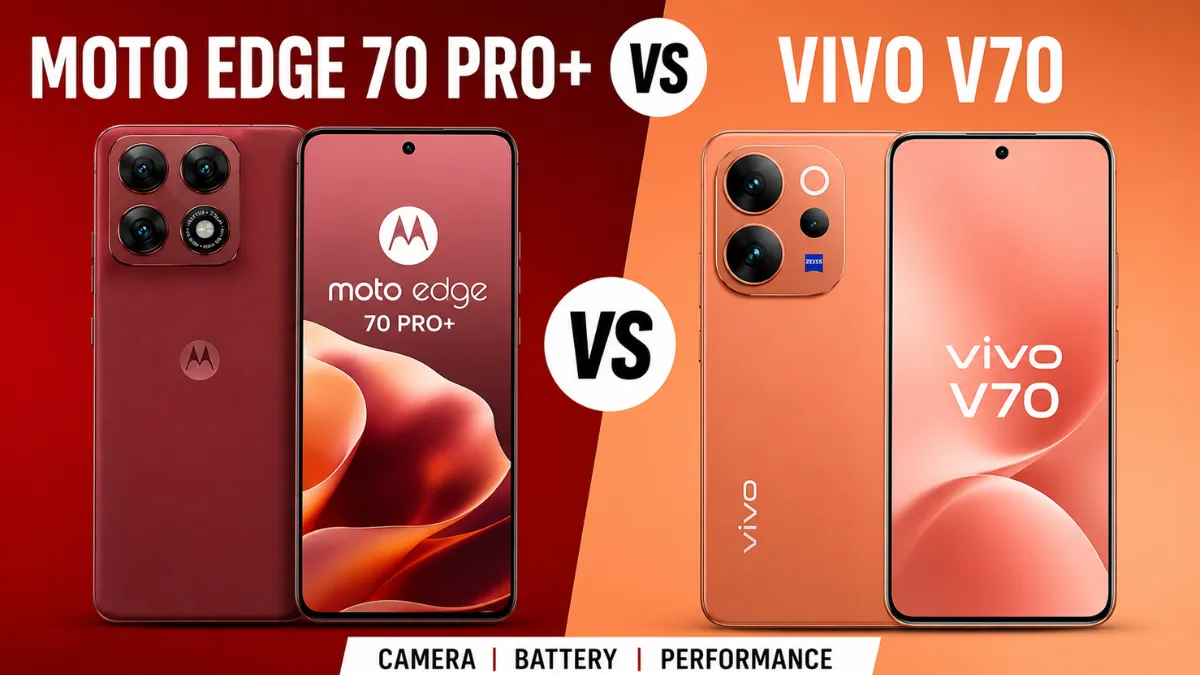Motorola Edge 70 Pro+ VS Vivo V70 Comparison