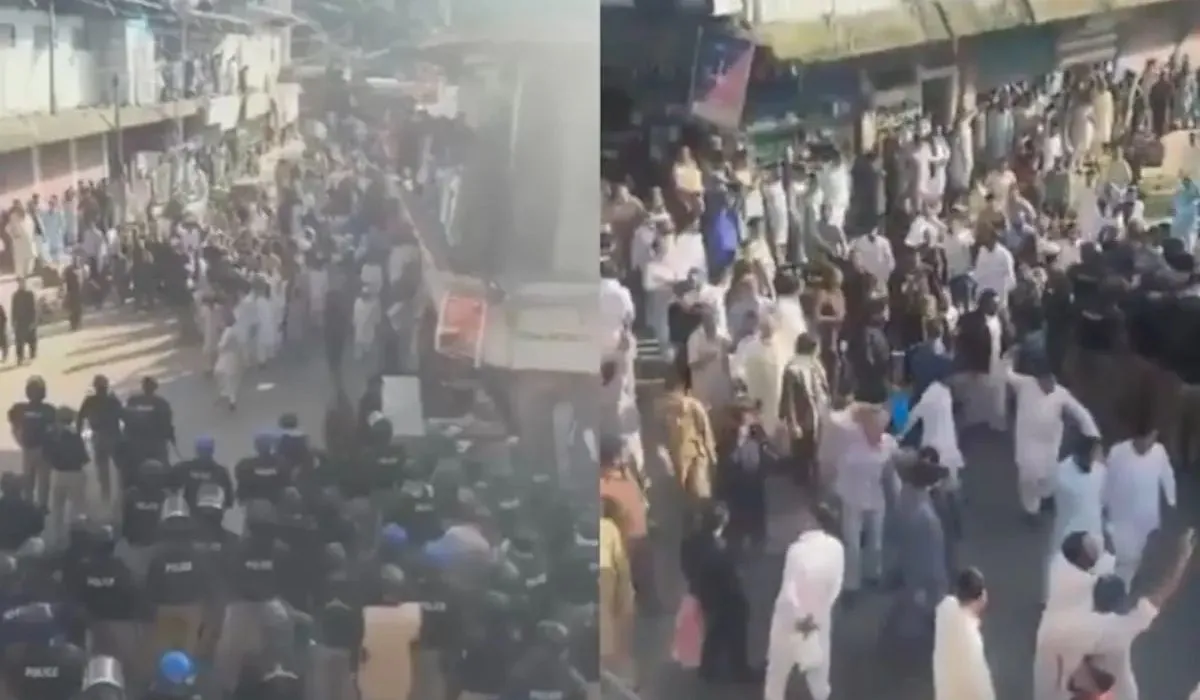 PoK Protest Turns Violent (Credit S-M)