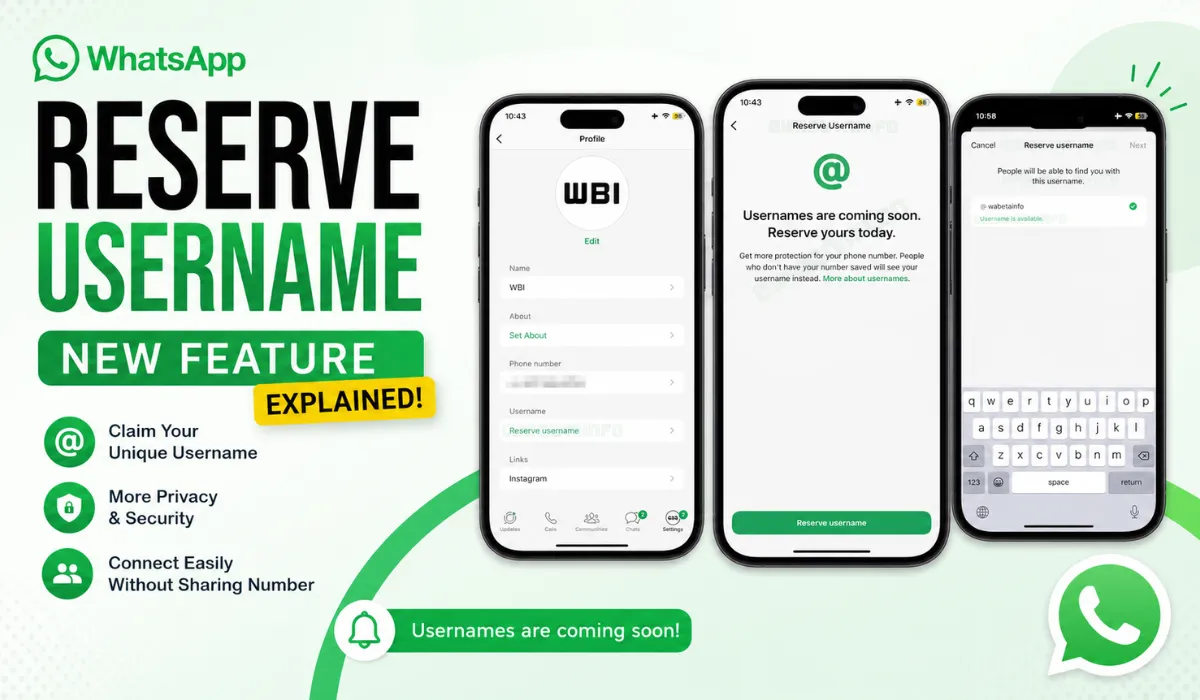 WhatsApp Reserve New Feature