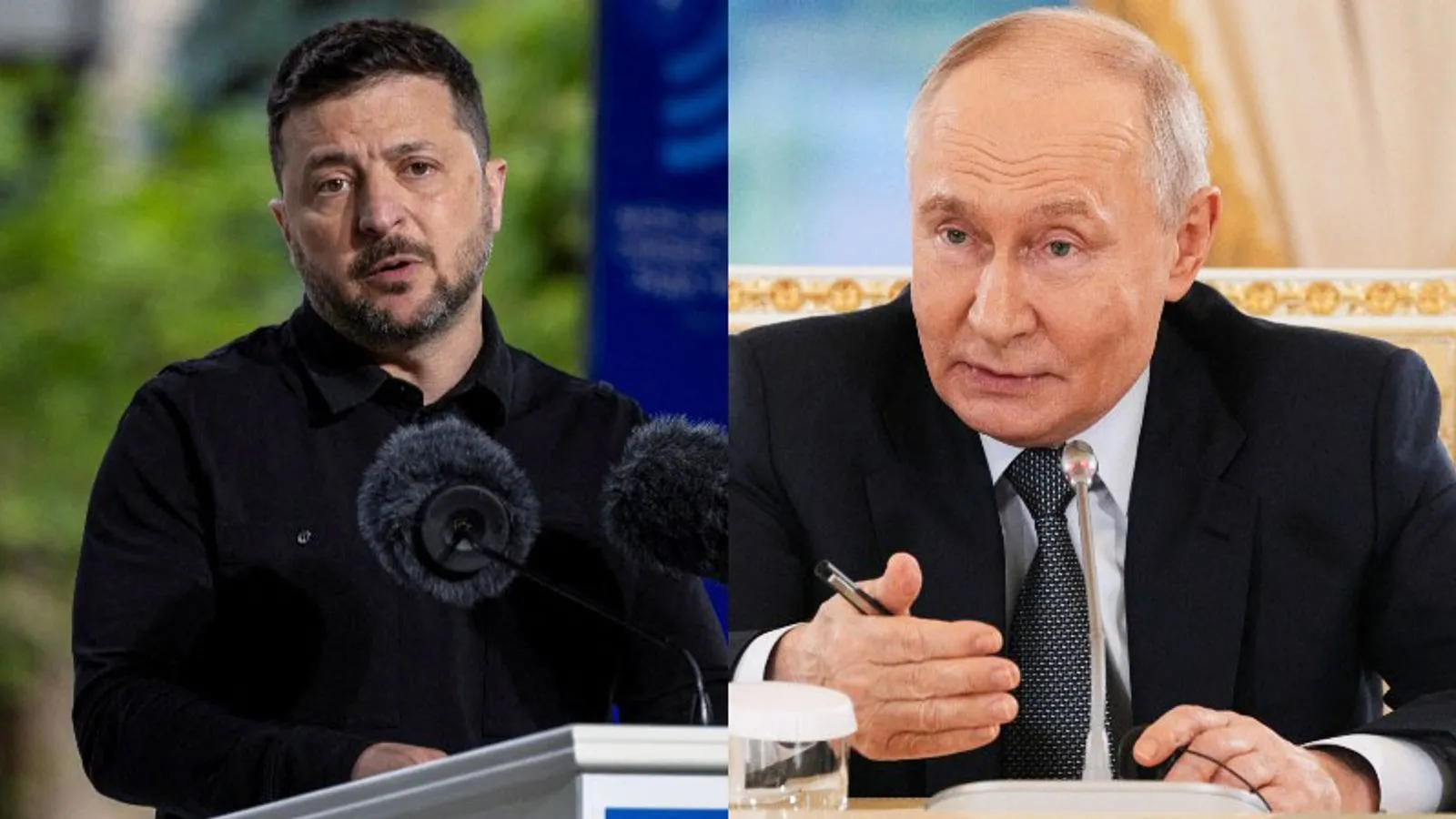 Putin Zelenskyy Meeting ( Credit S-M )