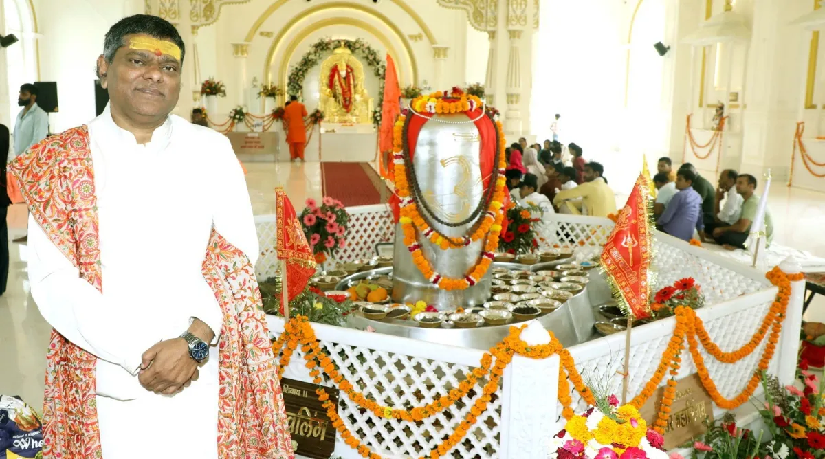 Uttarakhand : हरिद्वार में 5211 किलो वजनी पारद शिवलिंग की प्राण प्रतिष्ठा