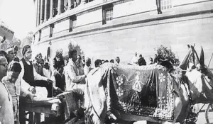 Atal Bihari Vajpayee bullock cart protest