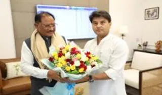 CM Vishnu Deo Sai Met Union Minister Jyotiraditya Scindia