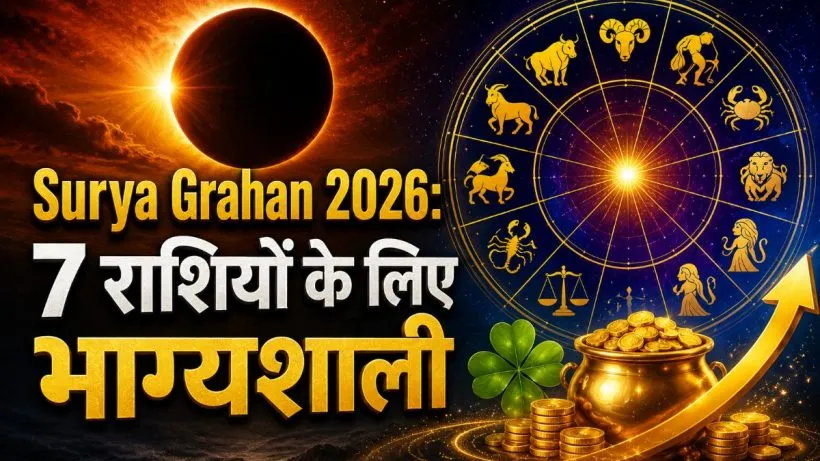 Surya Grahan 2026 Lucky Zodiac Signs
