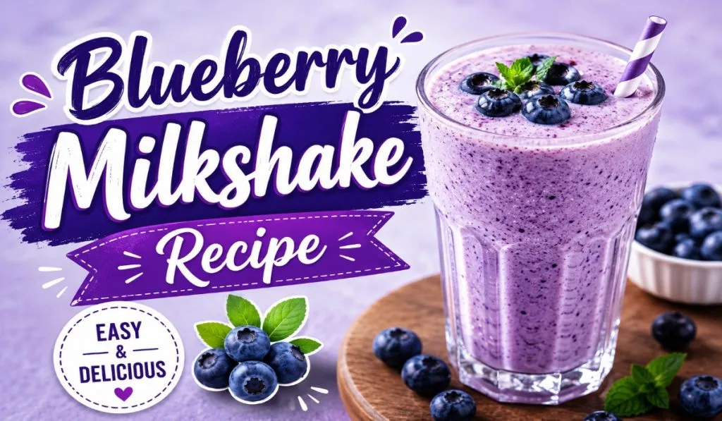Blueberry Milkshake Recipe