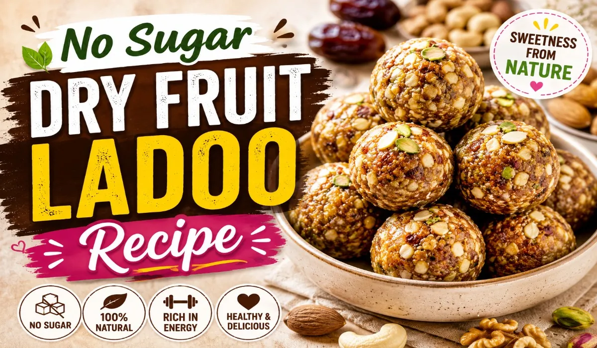 No Sugar Dry Fruit Ladoo Recipe