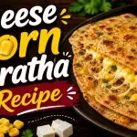 Cheese Corn Paratha Recipe