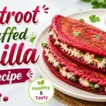 Beetroot Stuffed Chilla Recipe