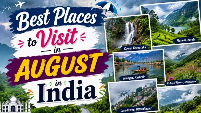 Best Places to Visit in August in India